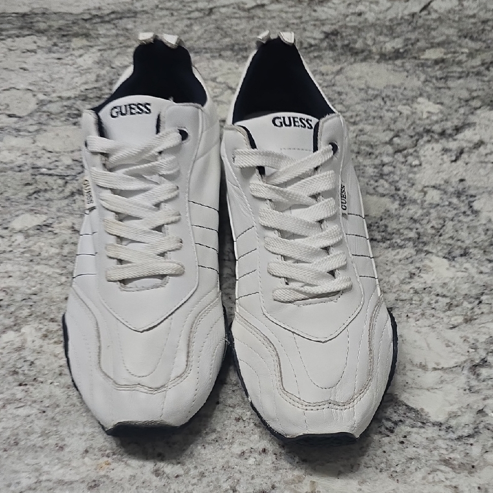 Guess White Sneakers Classic Style